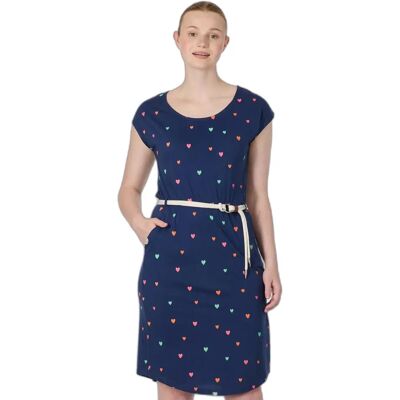 Lange damesjurk Ragwear Lilithe print Bleu XS Lange damesjurk Ragwear Lilithe print Bleu XS
