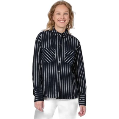Damesblouse met lange mouwen Ragwear Teagan Stripes Bleu XL Damesblouse met lange mouwen Ragwear Teagan Stripes Bleu XL