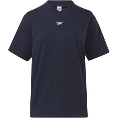 Reebok HS4724 Relaxed Fit Blau T-Shirt - T-Shirt Reebok HS4724 Relaxed Fit Blau T-Shirt - T-Shirt