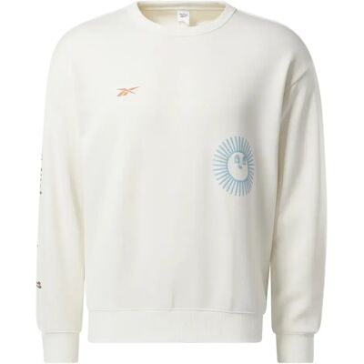 Sweatshirt ronde hals Reebok Classics Good Vibes Blanc S Sweatshirt ronde hals Reebok Classics Good Vibes Blanc S