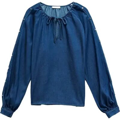 Lange mouw Denim blouse dames Salsa Jeans Bleu XL Lange mouw Denim blouse dames Salsa Jeans Bleu XL