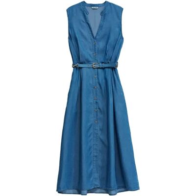 Dames denim jurk Salsa Jeans Midi Bleu XS Dames denim jurk Salsa Jeans Midi Bleu XS