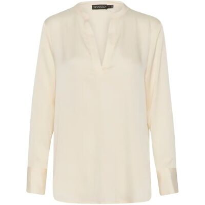 Damesblouse met lange mouwen Soaked in Luxury Paris Blanc S Damesblouse met lange mouwen Soaked in Luxury Paris Blanc S