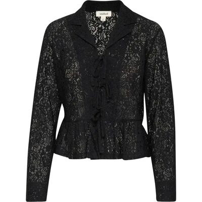 Damesblouse met lange mouwen Soaked in Luxury Henni Noir XL Damesblouse met lange mouwen Soaked in Luxury Henni Noir XL