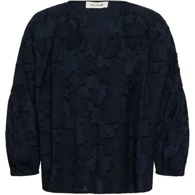 Damesblouse met lange mouwen Soaked in Luxury Aronia Bleu XL Damesblouse met lange mouwen Soaked in Luxury Aronia Bleu XL