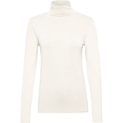Damestrui met lange mouwen en coltrui Soaked in Luxury Hanadi Blanc XL Damestrui met lange mouwen en coltrui Soaked in Luxury Hanadi Blanc XL