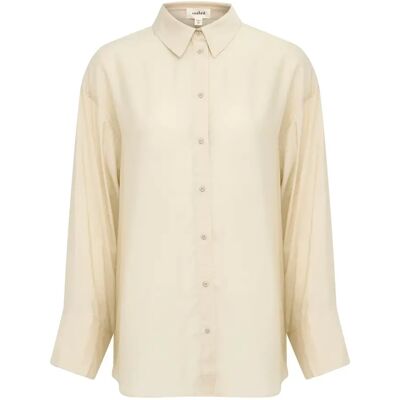 Damesblouse met lange mouwen Soaked in Luxury Leodora Beige XS Damesblouse met lange mouwen Soaked in Luxury Leodora Beige XS