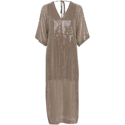 Damesjurk Soaked in Luxury Nanina Gris XS Damesjurk Soaked in Luxury Nanina Gris XS