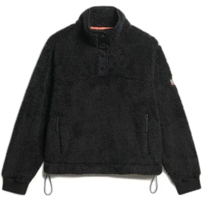 Ultra-zachte trui met vrachtwagenkraag voor dames Superdry Noir M Ultra-zachte trui met vrachtwagenkraag voor dames Superdry Noir M