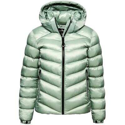 Damesjack met capuchon Superdry Fuji Vert S Damesjack met capuchon Superdry Fuji Vert S