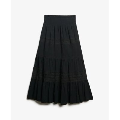 Vrouwenrok Superdry Ibiza Maxi Noir XS Vrouwenrok Superdry Ibiza Maxi Noir XS