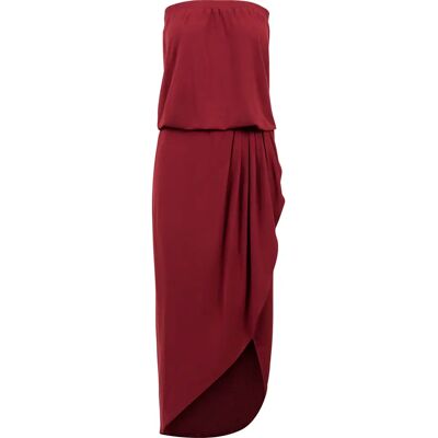 Urban Classics Damesjurk Urban Classic vicoe bandeau Rouge XS Urban Classics Damesjurk Urban Classic vicoe bandeau Rouge XS