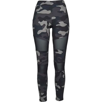 Gebreide legging voor dames Urban Classics Camo Tech Noir 4XL Gebreide legging voor dames Urban Classics Camo Tech Noir 4XL
