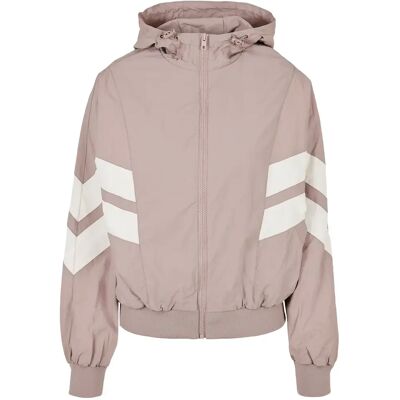 Dames sweatshirt met capuchon Urban Classics crinkle batwing Rose M Dames sweatshirt met capuchon Urban Classics crinkle batwing Rose M