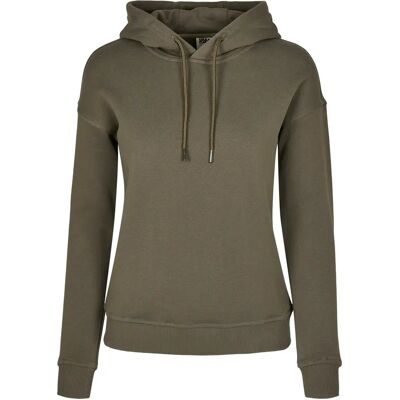 Dames Hoodie Urban Classics organic Vert M Dames Hoodie Urban Classics organic Vert M