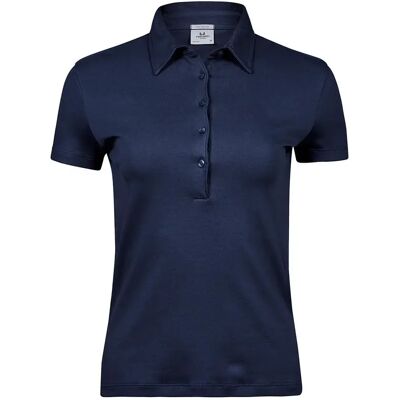 Tee Jays Marineblauw Pima Katoen Polo Tee Jays Marineblauw Pima Katoen Polo