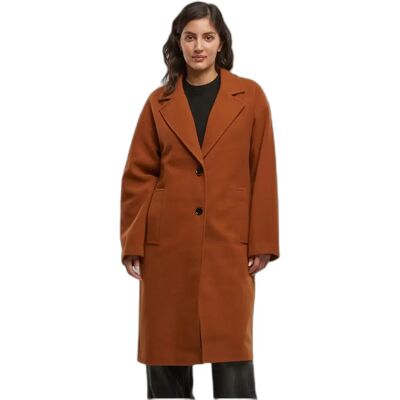 Oversized lange jas voor dames Urban Classics Marron XL Oversized lange jas voor dames Urban Classics Marron XL
