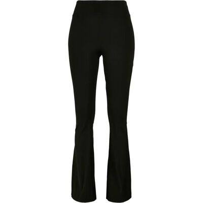 Dames flared legging met hoge taille Urban Classics Recycled Noir L Dames flared legging met hoge taille Urban Classics Recycled Noir L