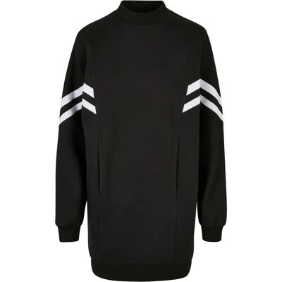 Damesjurk met oversized sweater Urban Classics College Noir L Damesjurk met oversized sweater Urban Classics College Noir L