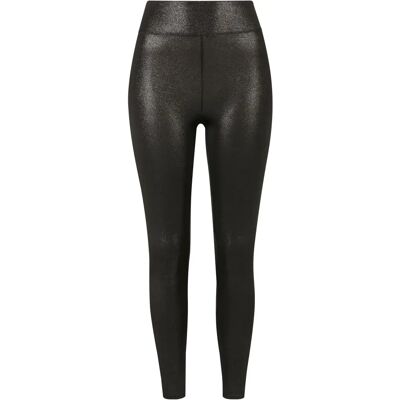 Dames legging met hoge taille van imitatieleer Urban Classics Noir XS Dames legging met hoge taille van imitatieleer Urban Classics Noir XS
