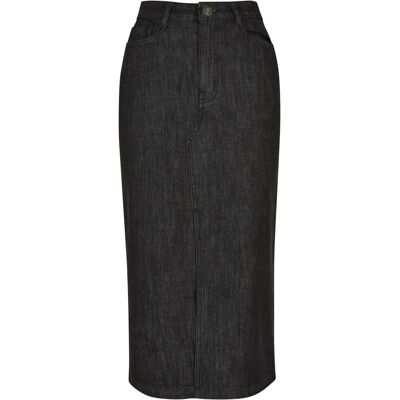 Halflange denim rok voor dames Urban Classics Noir 28 Halflange denim rok voor dames Urban Classics Noir 28