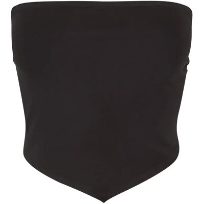 Bandeau top met knopen voor dames Urban Classics Noir L Bandeau top met knopen voor dames Urban Classics Noir L