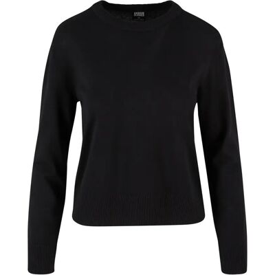 Trui met ronde hals voor dames Urban Classics Noir XS Trui met ronde hals voor dames Urban Classics Noir XS