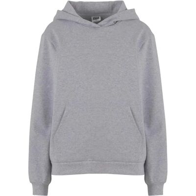 Dames Hoodie Urban Classics Loose Light Brushed Gris S Dames Hoodie Urban Classics Loose Light Brushed Gris S