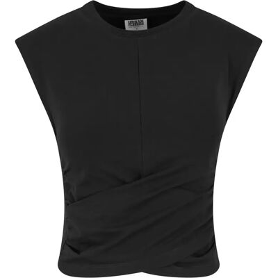 Cropped tanktop voor dames Urban Classics Wrapped Noir XL Cropped tanktop voor dames Urban Classics Wrapped Noir XL