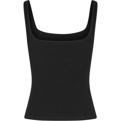Dames tanktop met brede hals Urban Classics (x2) Noir XS Dames tanktop met brede hals Urban Classics (x2) Noir XS