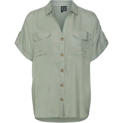 Vrouwenblouse Vero Moda Bumpy Vert XS Vrouwenblouse Vero Moda Bumpy Vert XS