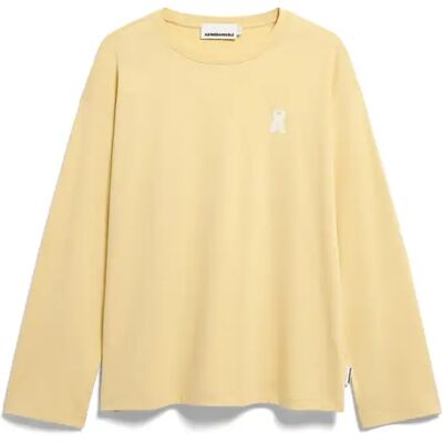 Dames-T-shirt met lange mouwen Armedangels Iconic Beige L Dames-T-shirt met lange mouwen Armedangels Iconic Beige L