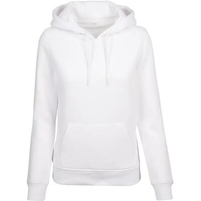 Dames Hoodie Build Your Brand Heavy Blanc S Dames Hoodie Build Your Brand Heavy Blanc S