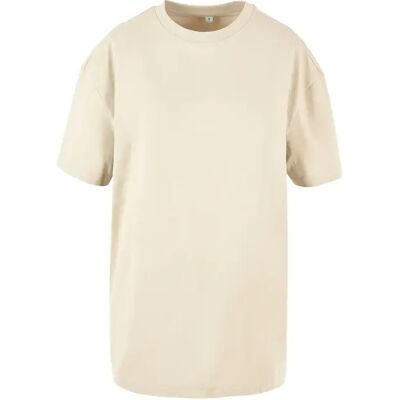 Dames-T-shirt oversized Build Your Brand Boyfriend Beige M Dames-T-shirt oversized Build Your Brand Boyfriend Beige M