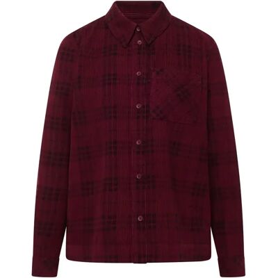 Vrouwenblouse met ruiten Cecil TOS Rouge L Vrouwenblouse met ruiten Cecil TOS Rouge L
