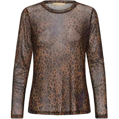 Damesblouse met lange mouwen CULTURE Ashley Marron L Damesblouse met lange mouwen CULTURE Ashley Marron L