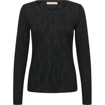 Damesblouse met lange mouwen CULTURE Cindy Noir L Damesblouse met lange mouwen CULTURE Cindy Noir L