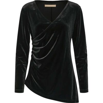 Damesblouse met lange mouwen CULTURE Chananna Noir XL Damesblouse met lange mouwen CULTURE Chananna Noir XL