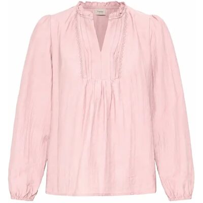 Damesblouse met lange mouwen fransa Gida 1 Rose L Damesblouse met lange mouwen fransa Gida 1 Rose L