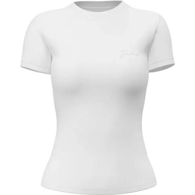 T-shirt dames Guess New Cn Mini Logo Blanc M T-shirt dames Guess New Cn Mini Logo Blanc M
