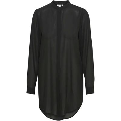 Dame blouse met lange mouwen Ichi Cellani SH2 Zwart 42 Dame blouse met lange mouwen Ichi Cellani SH2 Zwart 42