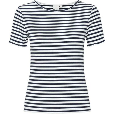 Dames-T-shirt Ichi Cella Blauw L Dames-T-shirt Ichi Cella Blauw L