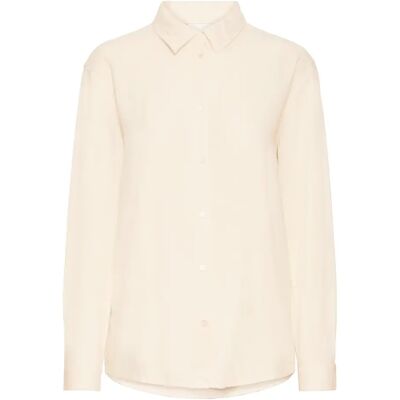 Dameshemd met lange mouwen Ichi Linno Beige 36 Dameshemd met lange mouwen Ichi Linno Beige 36