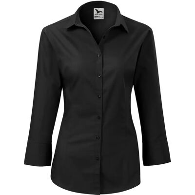Damesblouse met lange mouwen Malfini Style 218 Noir L Damesblouse met lange mouwen Malfini Style 218 Noir L