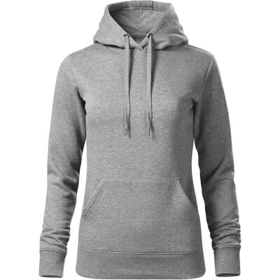 Dames Hoodie Malfini Cape Free F14 Gris L Dames Hoodie Malfini Cape Free F14 Gris L