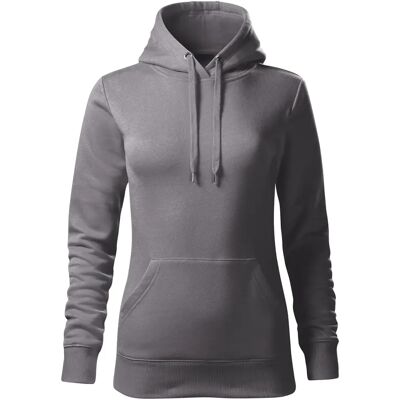 Dames Hoodie Malfini Cape Free F14 Gris L Dames Hoodie Malfini Cape Free F14 Gris L