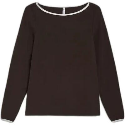 Dames-T-shirt met lange mouwen Moodo Z-TS-5114 Marron L Dames-T-shirt met lange mouwen Moodo Z-TS-5114 Marron L