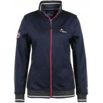 Peak Mountain ACREEN - Blauw/Wit Fleecejacke Peak Mountain ACREEN - Blauw/Wit Fleecejacke