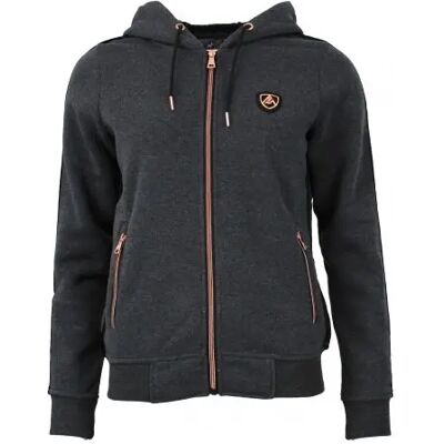 Dames Fleece Hoodie Peak Mountain Alice Grijs XL Dames Fleece Hoodie Peak Mountain Alice Grijs XL
