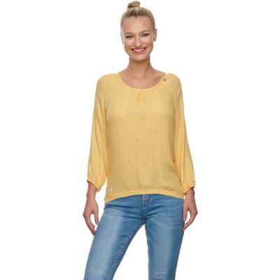 Damesblouse met lange mouwen Ragwear Geny Jaune XS Damesblouse met lange mouwen Ragwear Geny Jaune XS